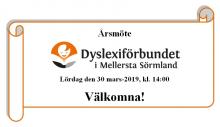 Välkommen på Årsmöte den 30 mars 2019, kl. 14.00