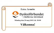 Välkommen på Extra Årsmöte den 20 maj 2019, kl. 18.00