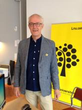 Idor Svensson professor Linnéuniversitetet föreläser