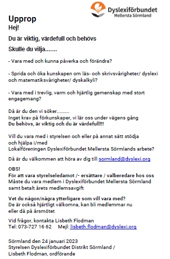 Du är viktig, värdefull och behövs....Skulle du vilja......?
